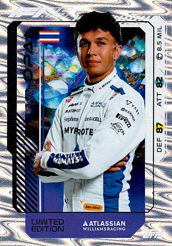Turbo Attax 2025 LIMITED EDITION ALEX ALBON nºLE7
