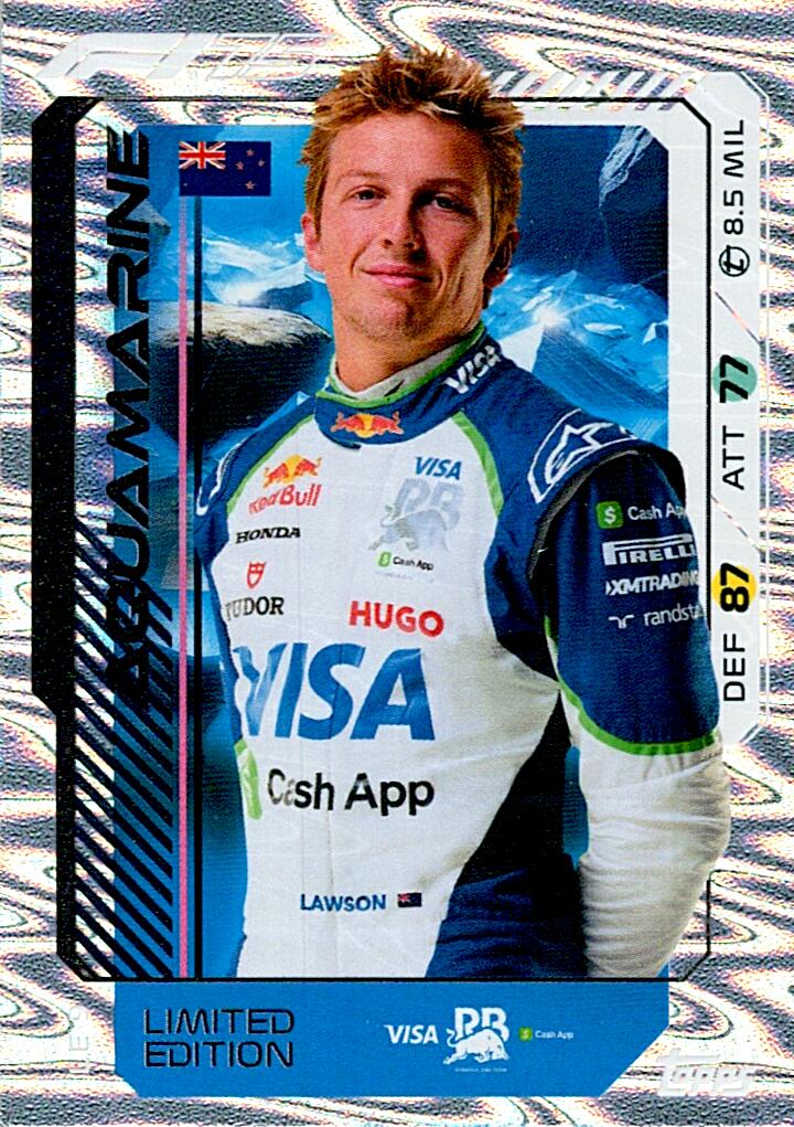 Turbo Attax 2025 LIMITED EDITION LIAM LAWSON nºLE9