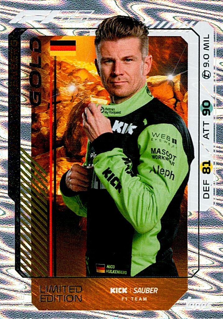 Turbo Attax 2025 LIMITED EDITION NICO HULKENBERG nºLE11