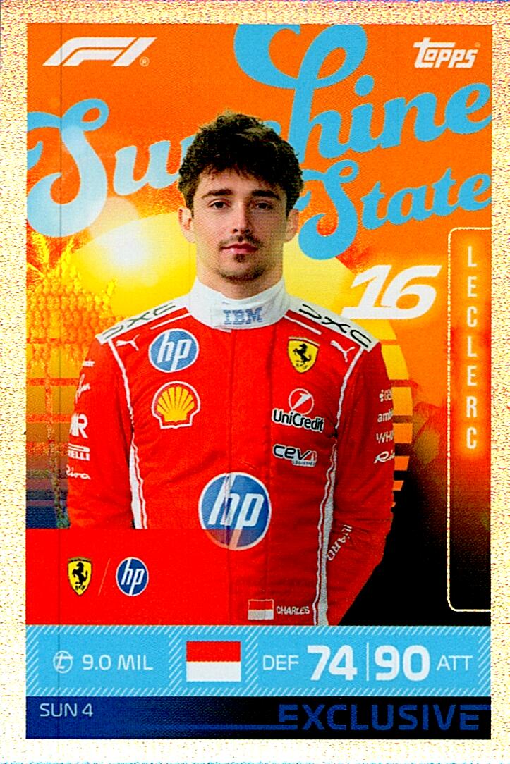 TURBO ATTAX FORMULA 1 2026 CHARLES LECLERC NºSUN4