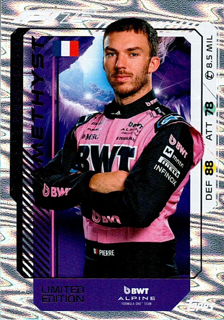 Turbo Attax 2025 LIMITED EDITION PIERRE GASLY nºLE15