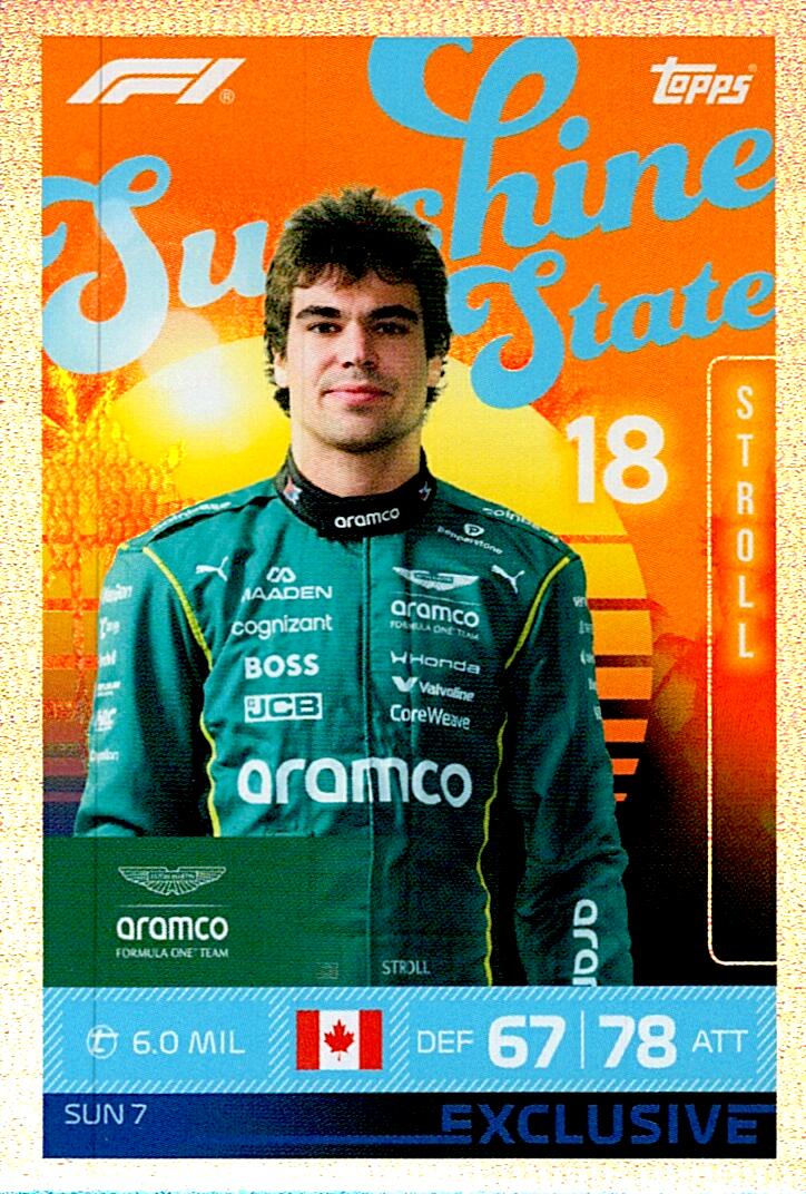 TURBO ATTAX FORMULA 1 2026 LANCE STROLL NºSUN7