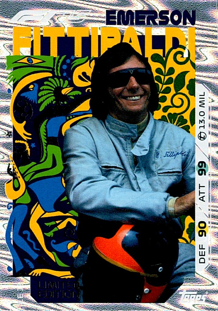 Turbo Attax 2025 LIMITED EDITION EMERSON FITTIPALDI nºLE18