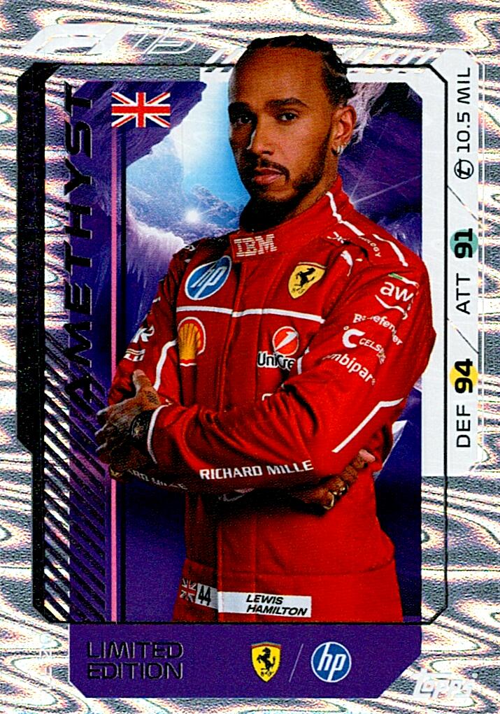 Turbo Attax 2025 LIMITED EDITION LEWIS HAMILTON nºLE20