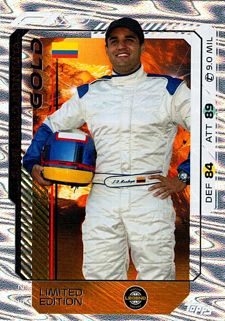 Turbo Attax 2025 LIMITED EDITION JUAN PABLO MONTOYA nºLE22