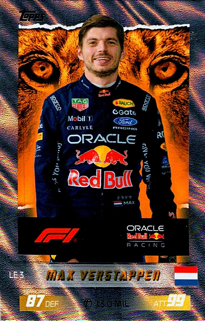TURBO ATTAX FORMULA 1 2026 MAX VERSTAPPEN LIMITED EDITION NºLE3