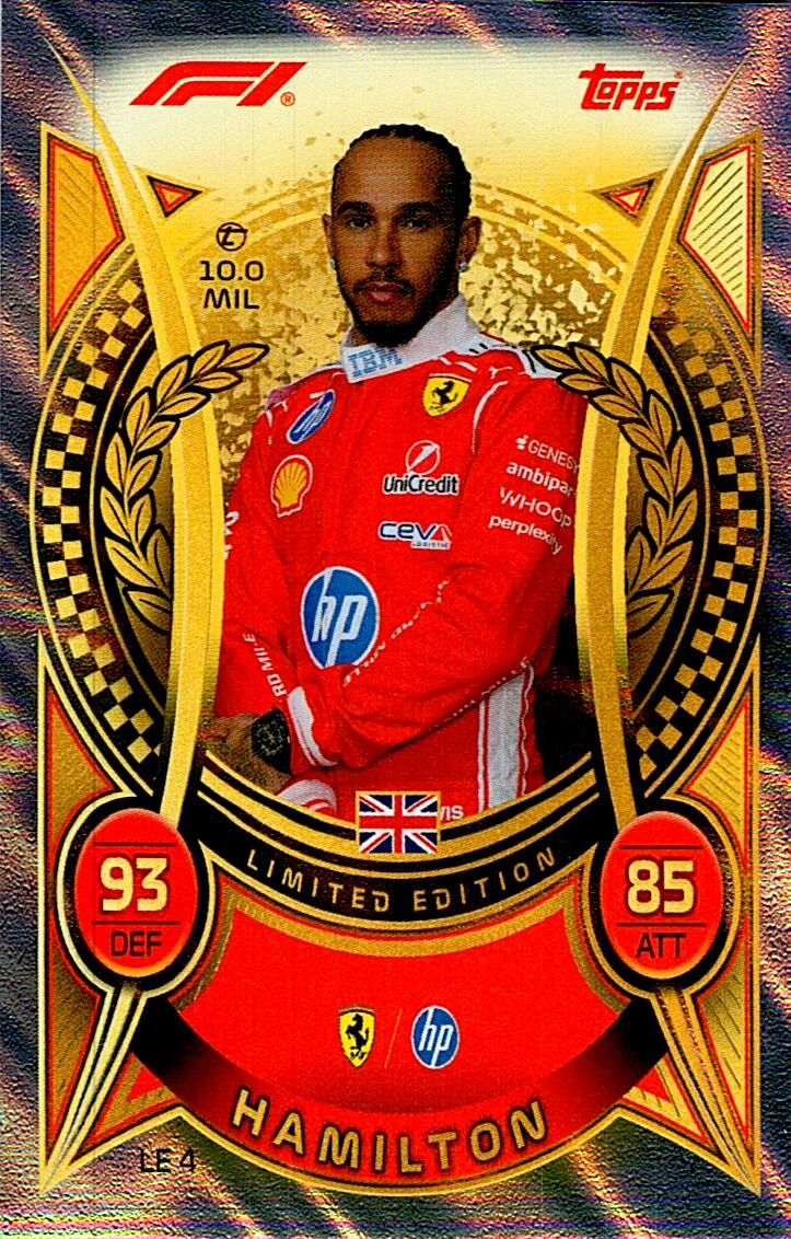 TURBO ATTAX FORMULA 1 2026 LEWIS HAMILTON LIMITED EDITION NºLE4