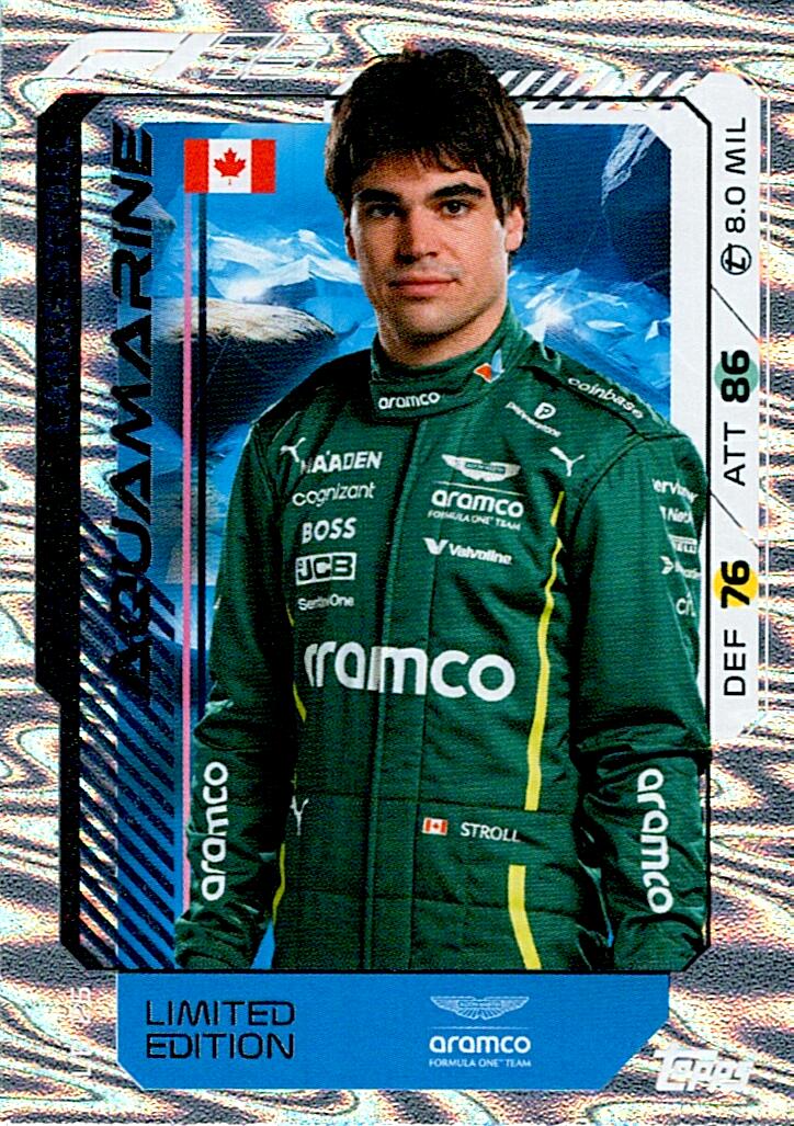 Turbo Attax 2025 LIMITED EDITION LANCE STROLL nºLE25
