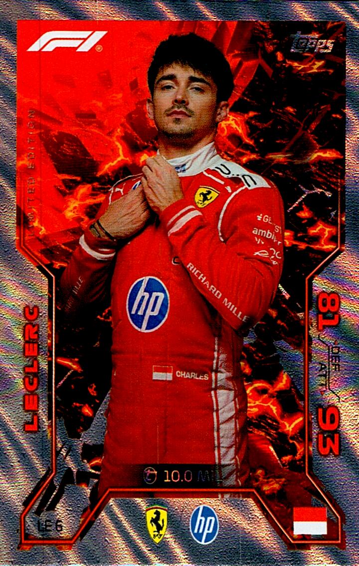 TURBO ATTAX FORMULA 1 2026 CHARLES LECLERC LIMITED EDITION NºLE6
