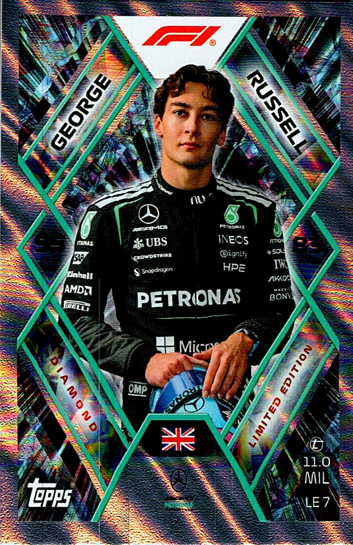 TURBO ATTAX FORMULA 1 2026 GEORGE RUSSELL LIMITED EDITION NºLE7