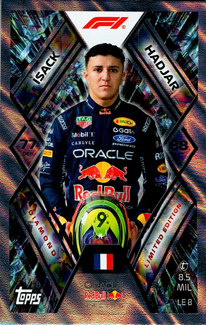 TURBO ATTAX FORMULA 1 2026 ISACK HADJAR LIMITED EDITION NºLE8