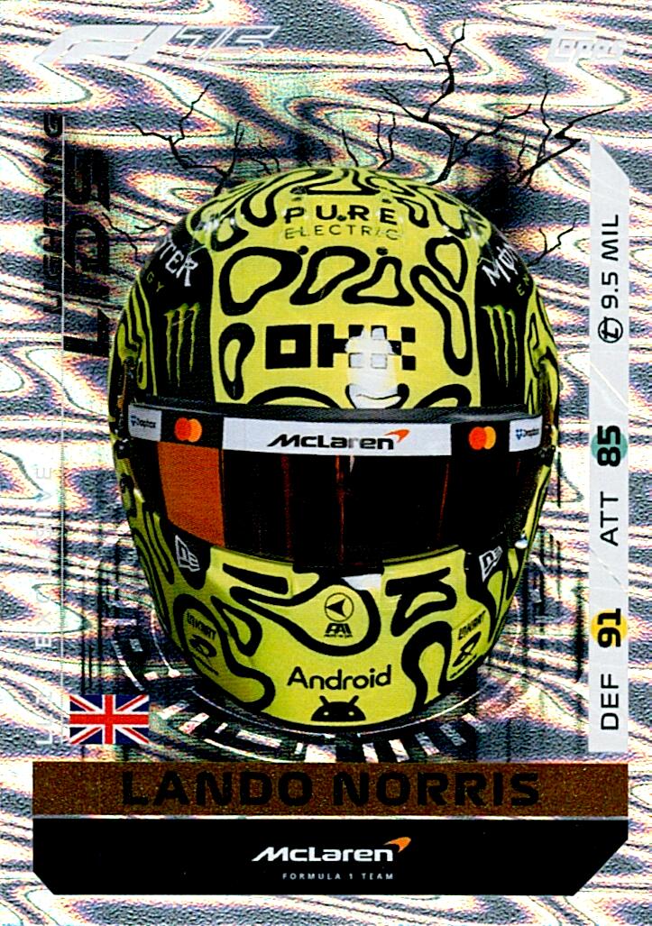 Turbo Attax 2025 LIGHTNING LIDS LANDO NORRIS nºLL1
