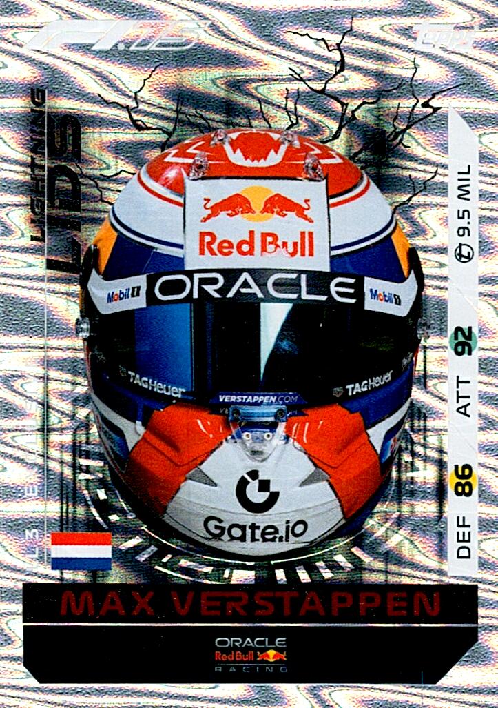 Turbo Attax 2025 LIGHTNING LIDS MAX VERSTAPPEN nºLL3
