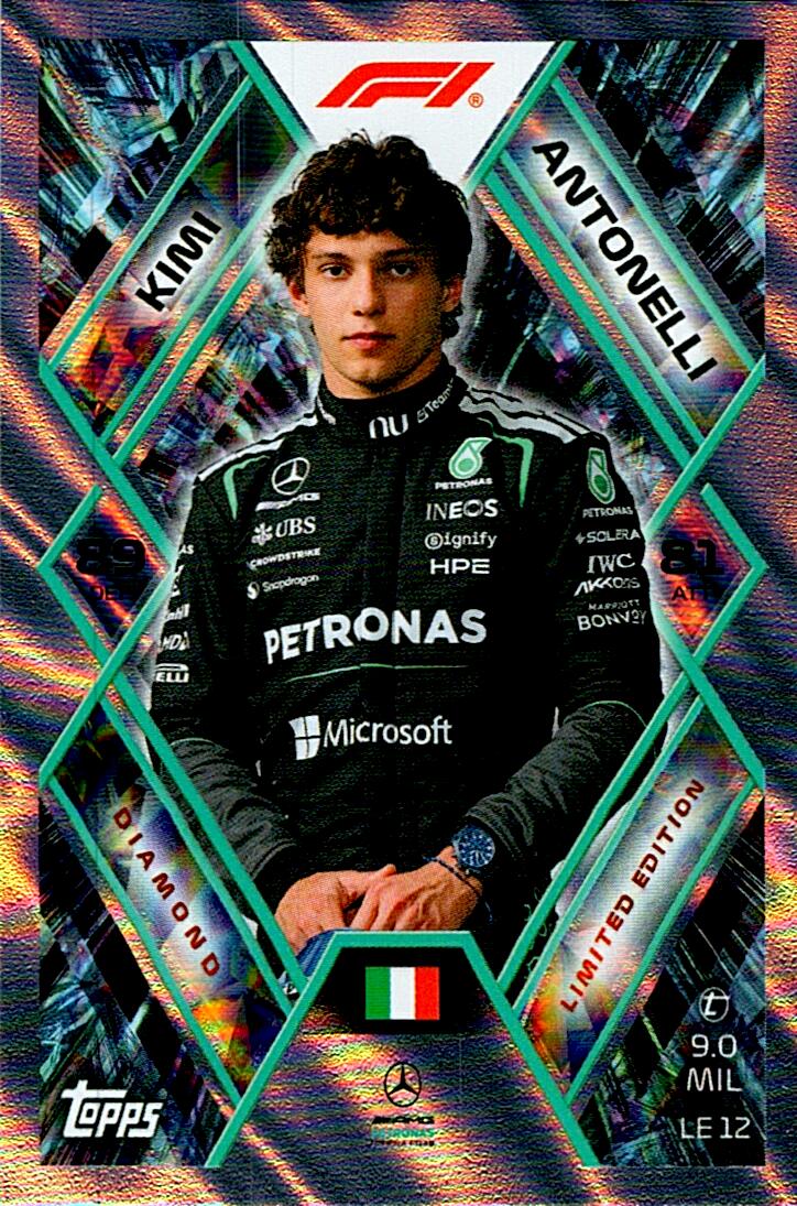 TURBO ATTAX FORMULA 1 2026 KIMI ANTONELLI LIMITED EDITION NºLE12