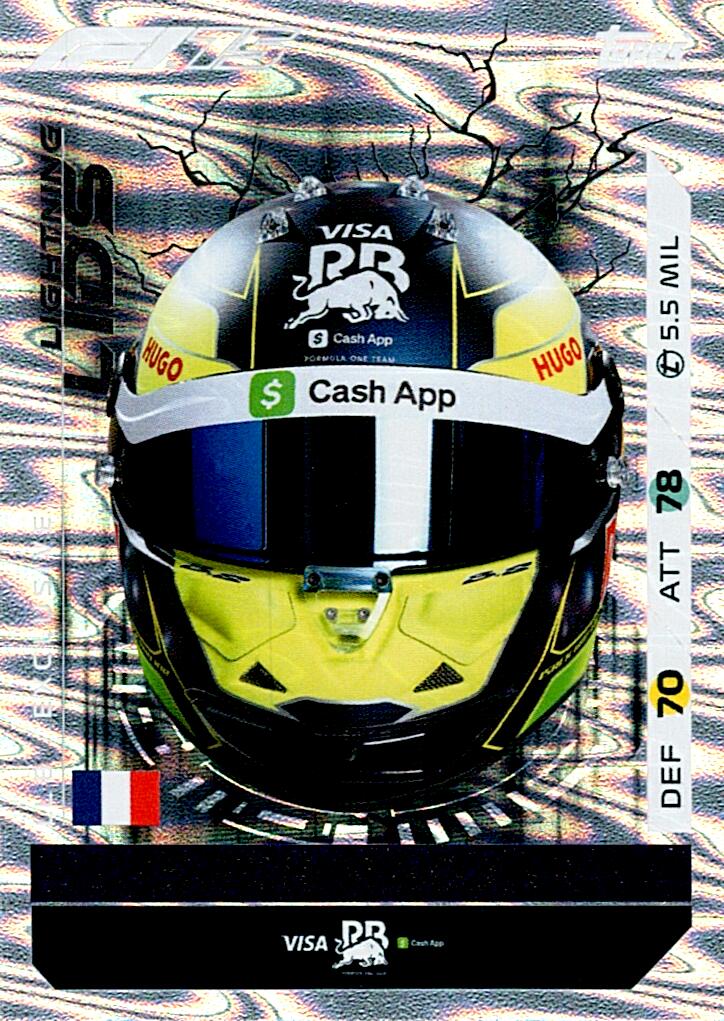 Turbo Attax 2025 LIGHTNING LIDS ISACK HADJAR nºLL8