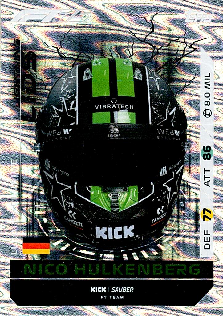 Turbo Attax 2025 LIGHTNING LIDS NICO HULKENBERG nºLL10