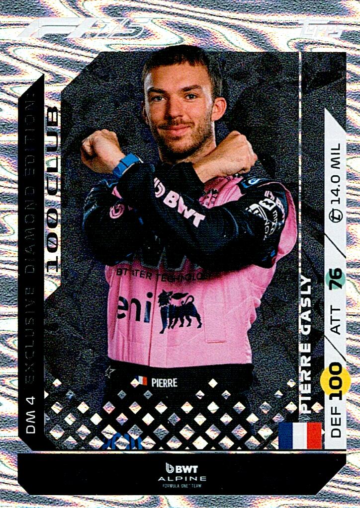 Turbo Attax 2025 EXCLUSIVE DIAMOND EDITION PIERRE GASLY nºDM4