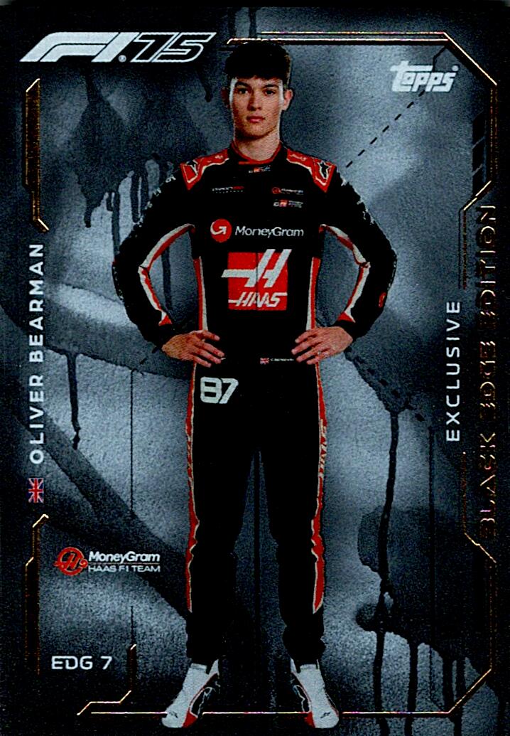 Turbo Attax 2025 BLACK EDGE EDITION OLIVER BIERMAN nºEDG7