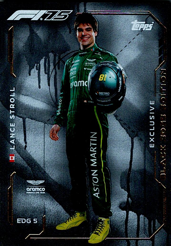 Turbo Attax 2025 BLACK EDGE EDITION LANCE STROLL nºEDG5