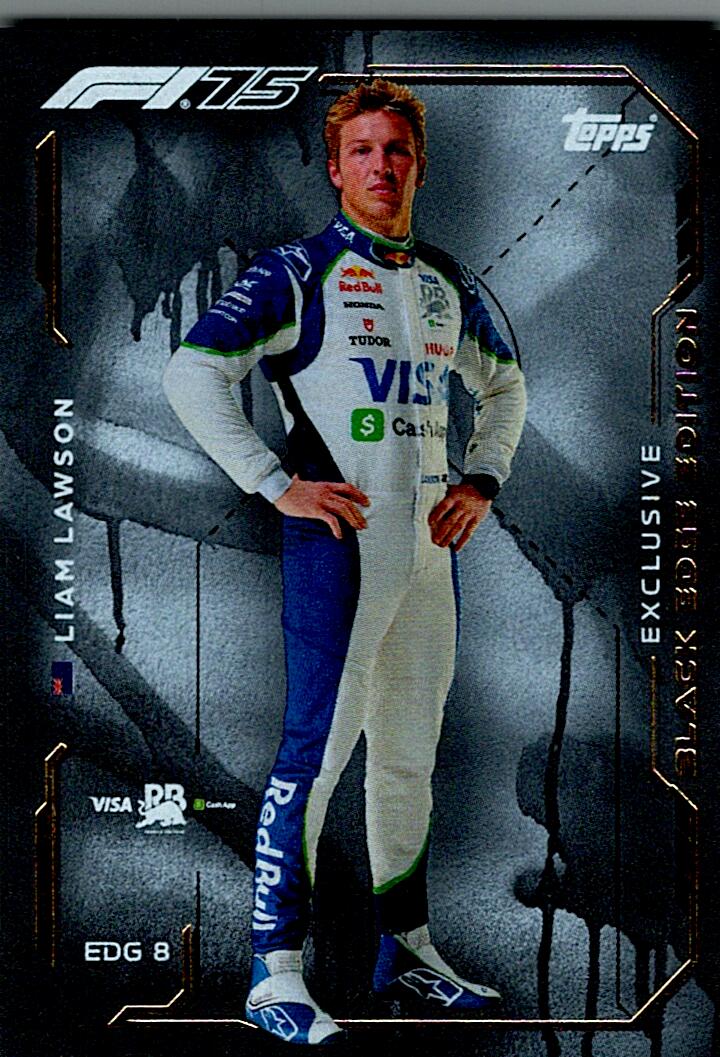 Turbo Attax 2025 BLACK EDGE EDITION LIAM LAWSON nºEDG8