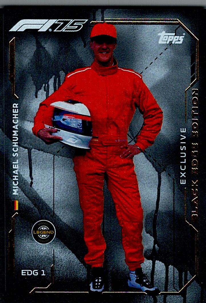 Turbo Attax 2025 BLACK EDGE EDITION MICHAEL SCHUMACHER nºEDG1
