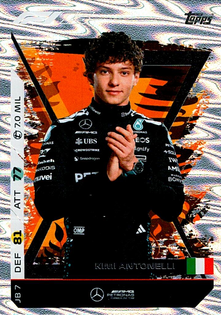 Turbo Attax 2025 EXCLUSIVE X KIMI ANTONELLI nºDJB7