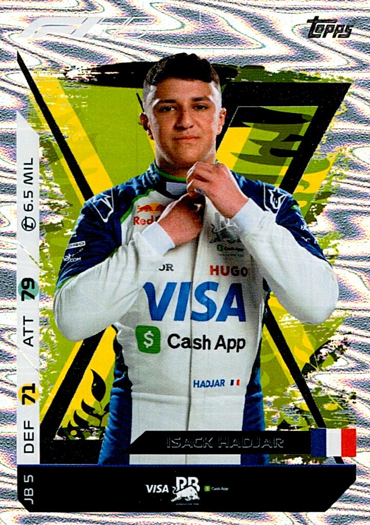 Turbo Attax 2025 EXCLUSIVE X ISACK HADJAR nºDJB5
