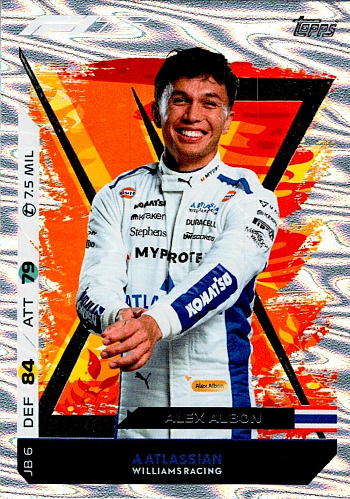 Turbo Attax 2025 EXCLUSIVE X ALEX ALBON nºDJB6