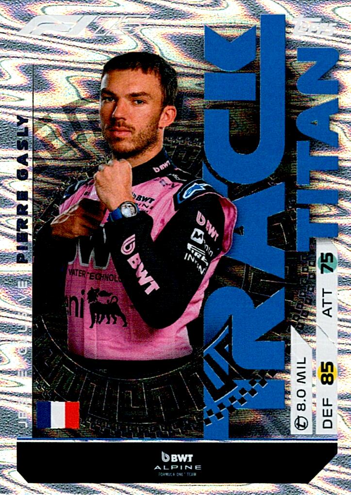 Turbo Attax 2025 EXCLUSIVE TRACK TITAN PIERRE GASLY nºDJB3