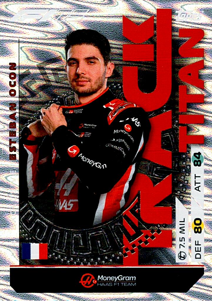 Turbo Attax 2025 EXCLUSIVE TRACK TITAN ESTEBAN OCON nºDJB4