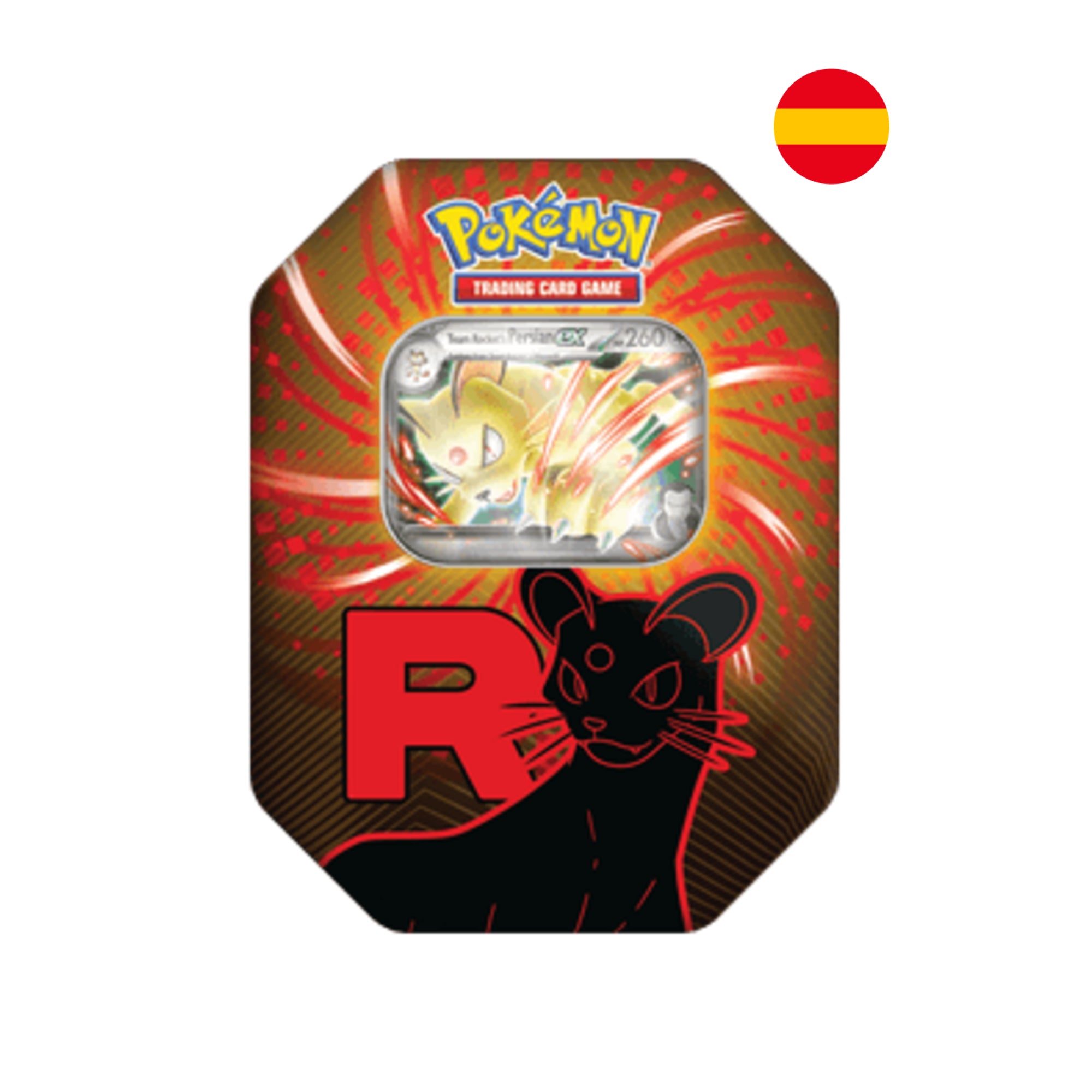 POKEMON TGC LATA TEAM ROCKET PERSIAN EX - 4 SOBRES ESPAÑOL