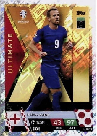 TOPPS MATCH ATTAX UEFA EURO 2024 HARRY KANE ULTIMATE XI NºU XI11