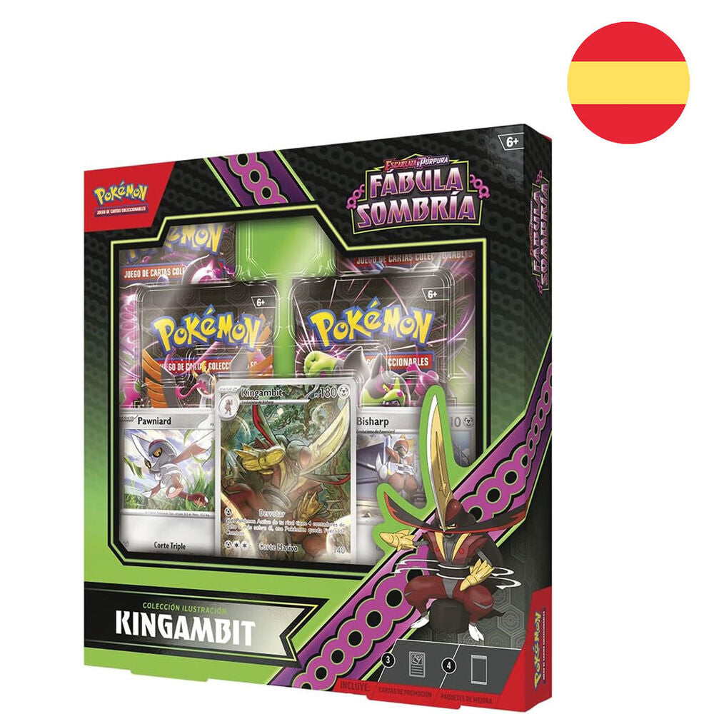 POKEMON TCG KINGAMBIT FABULA SOMBRIA BLISTER 4 SOBRES (ESPAÑOL)