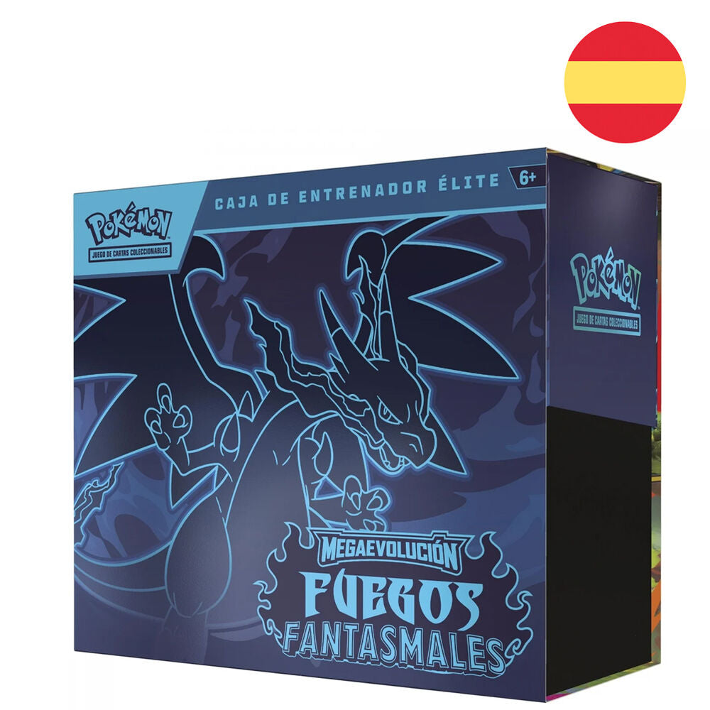 POKEMON TCG ETB - CAJA ELITE DE ENTRENADORES FUEGOS FANTASMALES (ESPAÑOL)