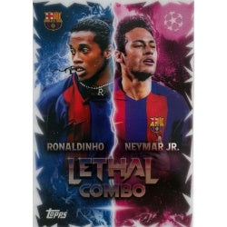 MATCH ATTAX CHAMPIONS LEAGUE 2025/2026 RONALDINHO / NEYMAR JR LETHAL COMBO