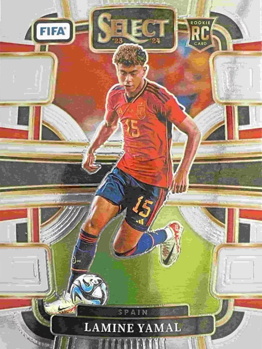 PANINI SELECT FIFA 2023/2024 LAMINE YAMAL TERRACE Nº98 ROOKIE