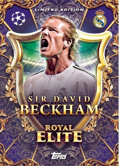 TOPPS MATCH ATTAX EXTRA 2025/26 SIR DAVID BECKHAM ROYAL ELITE NºRE-DB