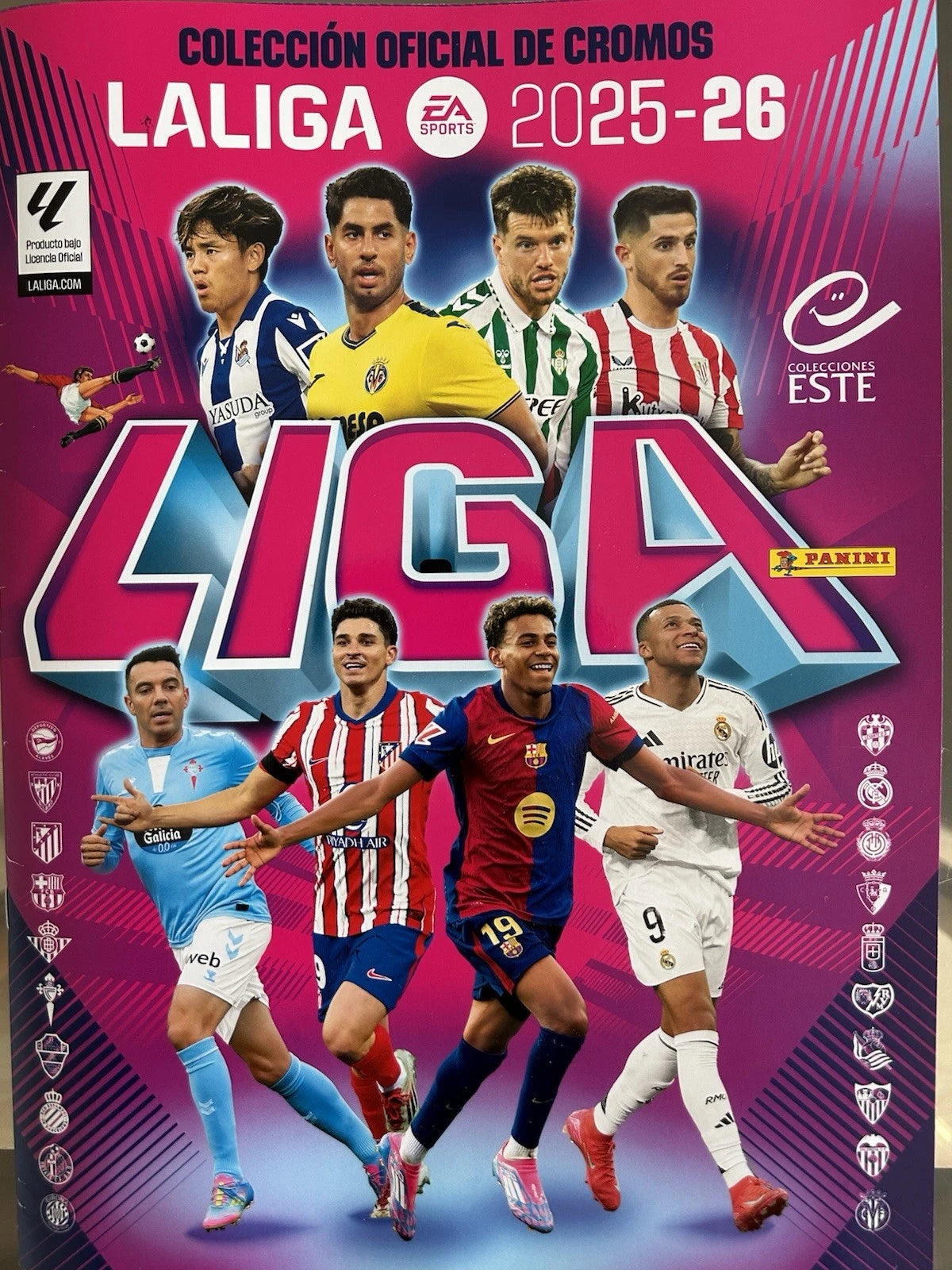 LIGA ESTE 2025/2026 TERCERA EDICION COMPLETA (50 CROMOS)